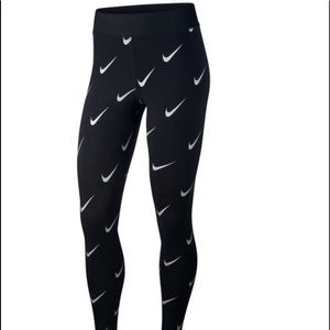 NIKE metallic clash leggings